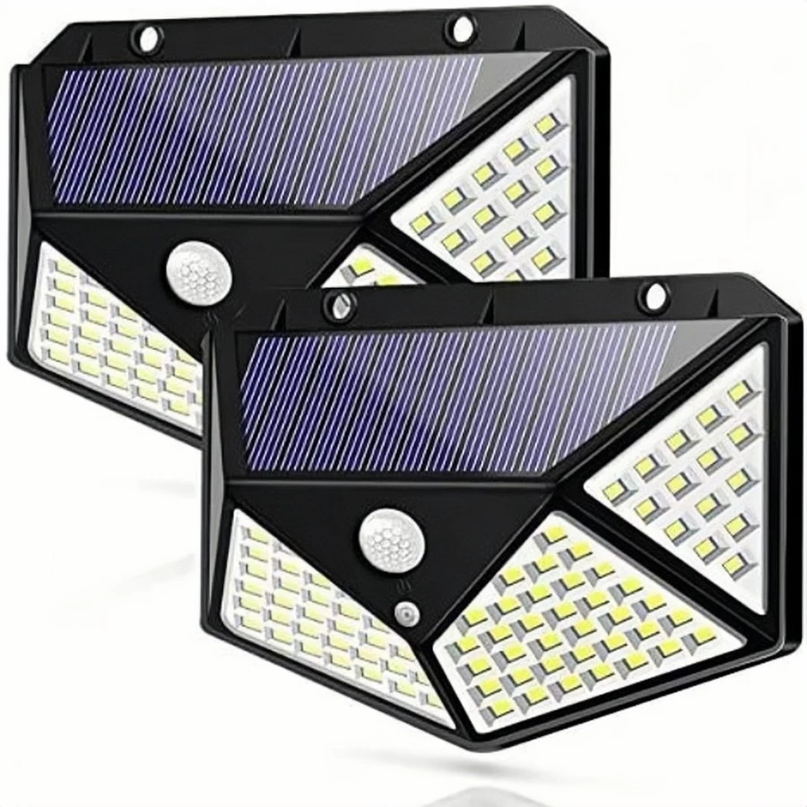 Luminária Solar Noctu® 100 LED - Sensor de Presença + À Prova D'água